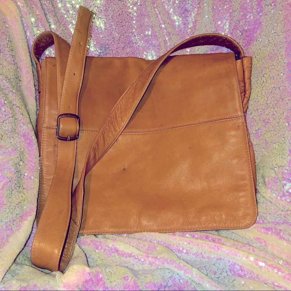 Leather laptop /school bag